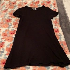 black t shirt dress